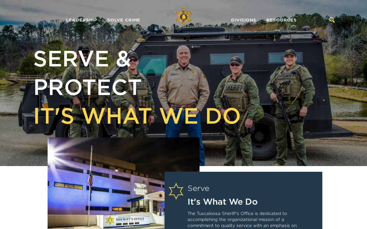 Tuscaloosa County residents directory sheriff lookup source