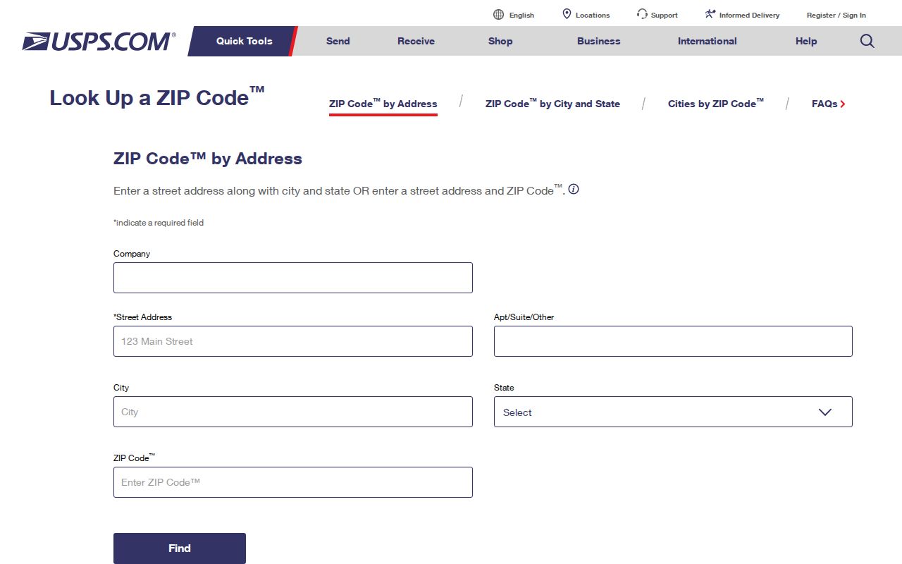 Tuscaloosa County ZIP code directory USPS address lookup